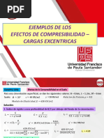 3.ejemplos Carga Excentrica - Efectos Compresibilidad