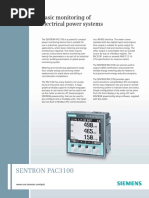 Basic Monitoring of Electrical Power Systems: Sentron Pac3100