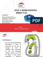 Liderazgo y Dimensiones Directas