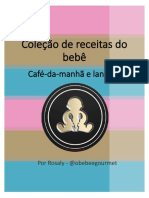 Coleção de Receitas Do Bebê Café Da Manhã e Lanches PDF