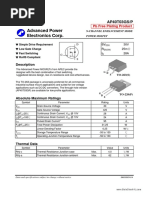 Advanced Power Electronics Corp.: AP40T03GS/P