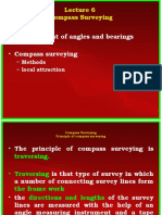 Measurement of Angles and Bearings - Compass Surveying