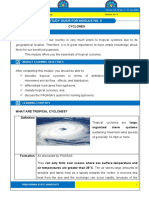 Cyclones: Study Guide For Module No. 9