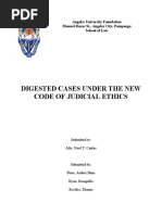 Legal Ethics Digests - Cases Under Judicial Ethics - Puno, Rosales, Ronquillo