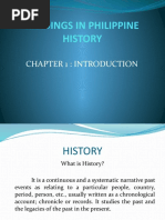 Chapter 1 What Is Philippine History