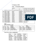 Hand Out No. 5 (16 of January, 2019) Noun-: 1 Declension (All Types)