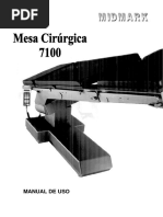 MESA CIRÚRGICA Midmark (Schaerer) 7100 - MU