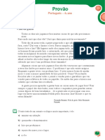 Provão. Português 4 o Ano. Vida Da Gente. Texto