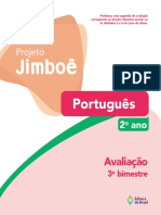 Jimboê. Português. Avaliação. Projeto. 2 o Ano. 3 o Bimestre