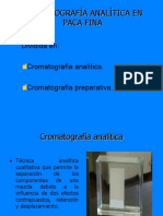 CROMATOGRAFÍA ANALÍTICA EN cApA FINA