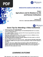 1 AGRICULTURE AND ITS RELATION TO LIFE AND HUMAN CIVILITATION (English Version)