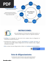 Instructivo Formato de Creación de Usuarios Sistema CETIL