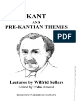 Kant and Pre-Kantian Themes - Lectures by Wilfrid Sellars (2002, Ridgeview Pub Co) PDF