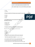 Mary Had A Little Lamb, Its Fleece Was White As Snow: Contoh Soalan Kefahaman Bahasa Inggeris Psee Pptn29 VERSI 2019