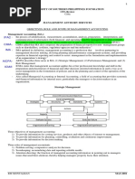 1 - Objectives, Role and Scope of Management Accounting