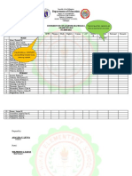 Checklist For Distribution of LM