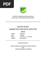 Kertas Kerja Sambutan Hari Raya Aidilfitri