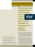 Overview and Applications of Precast Prestressed Concrete Adjacent Box-Beam Bridges in South Korea