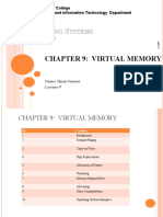 Chapter 9: Virtual Memory: Al-Mansour University College Software Engineering and Information Technology Department