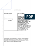 (4a) Motion To Challenge Custody Rights