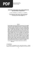 Graphene Oxide Nanofluids Characterization and Electrical Conductivity