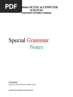 Special Grammar