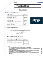 Analysis & Design - ROOF PDF