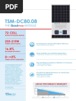 Trina 205-215W Datasheet