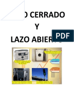 Ejemplos de Lazo Abieto y Lazo Cerrado