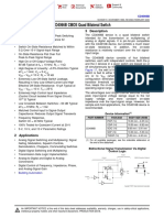 CD4066B CMOS Quad Bilateral Switch: 1 Features 3 Description