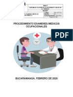 Procedimiento Examenes Medicos Ocupacionales