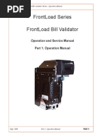 Frontload Series Frontload Bill Validator: Operation and Service Manual Part 1. Operation Manual