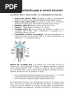 Términos Utilizados para El Estudio Del Motor