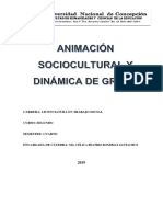 Módulo de Animacion Sociocultural y Dinámica de Grupo