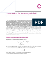 Appendix C - Quantization of The Electromagnetic Field