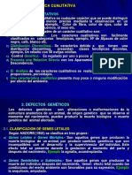 2 Genética Cualitativa, Defectos Genéticos PDF