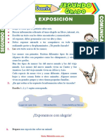 La Exposición para Segundo Grado de Primaria