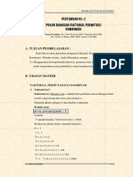 Pertemuan Ke-2 - Faktorial Permutasi Kombinasi