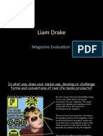 Liam Drake: Magazine Evaluation