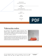 Valoración Redox