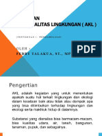 A. Pengertian Analisis Kualitas Lingkungan - Pertemuan 1