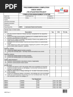 Modbus Check Sheet Example