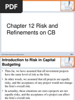 Chapter 12 Risk and Refinements On CB: © 2012 Pearson Prentice Hall. All Rights Reserved