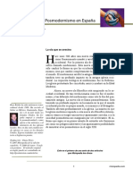 Posmodernismo y Evangelio en Espa A Es PDF