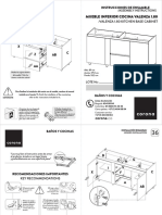 Cocina Valenza Instructivo Instalacion Mueble Inferior