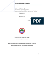 Vehicle Dynamics Assignment, by Garbe Chukulu PDF