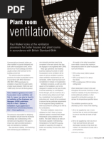 Ventilation: Plant Room