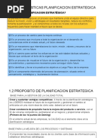 Planificación Estrategica y de Calidad