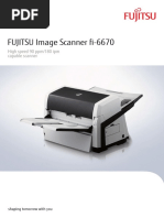 FUJITSU Image Scanner Fi-6670: High Speed 90 ppm/180 Ipm Capable Scanner