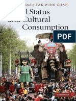 Tak Wing Chan - Social Status and Cultural Consumption (2010, Cambridge University Press) PDF